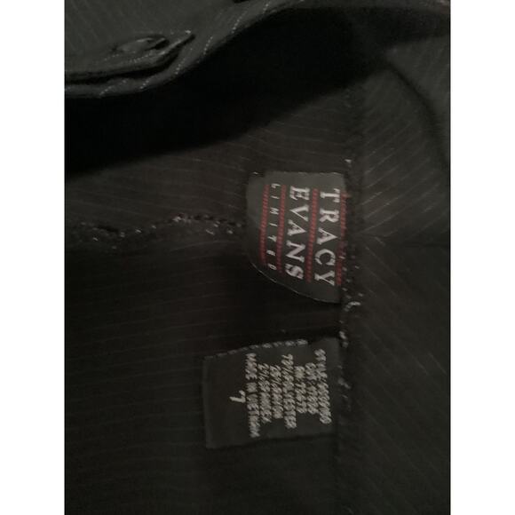 Tracy Evans Limited Dress Pants Women Slacks Flare Leg Black Size 7 - Picture 4 of 4